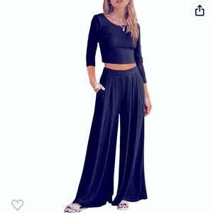 Amazon Black Two Piece Set